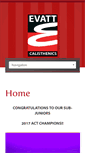 Mobile Screenshot of evattcalisthenics.org